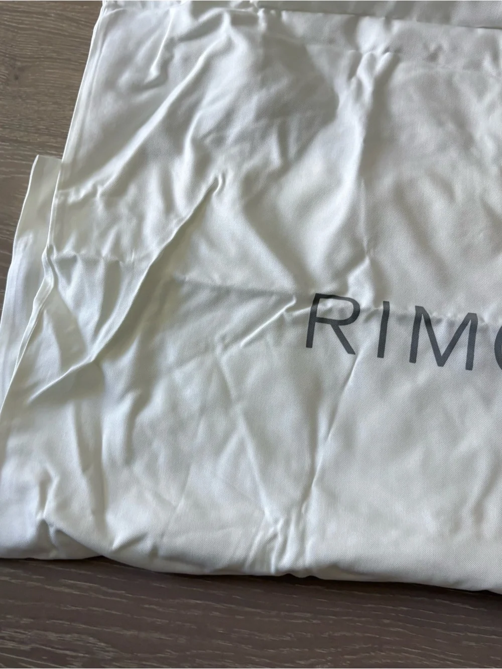 RIMOWA White Cotton Drawstring Dust Bag